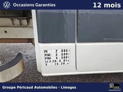 Photo 10 Volkswagen Crafter  CHASSIS CABINE 50A L3 2.0 BITDI 163