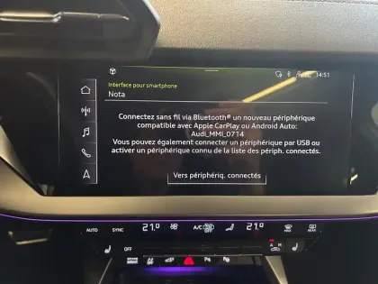 Photo 67 Audi A3  Sportback 45 TFSIe 245 S tronic 6