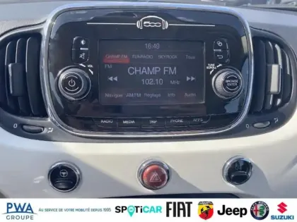 Photo 12 Fiat 500  1.2 8v 69ch Eco Pack Popstar