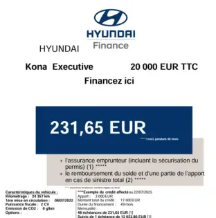 Photo 41 Hyundai Kona  Electrique 39 kWh - 136 ch
