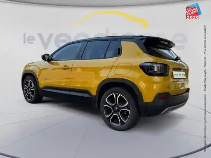 Photo 7 Jeep Avenger  ELECTRIQUE 156CH 115KW 1ST EDITION