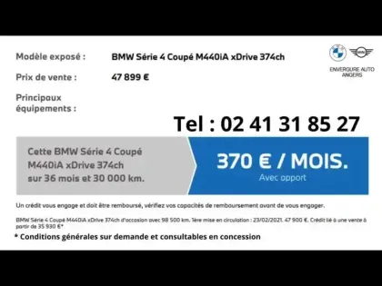 Photo 15 BMW Serie 4 Série 4 Coupé M440iA xDrive 374ch