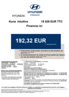 Photo 31 Hyundai Kona  Electrique 39 kWh - 136 ch