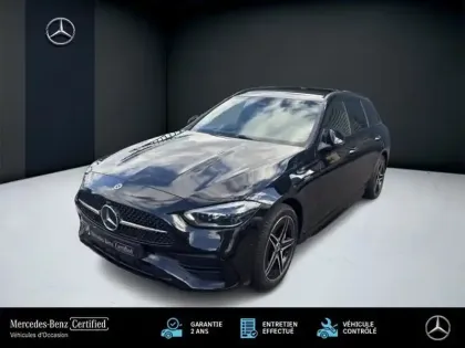Photo Mercedes Classe C 300 De Hybrid Eq Amg Line Toit Ouvrant Pack Black
