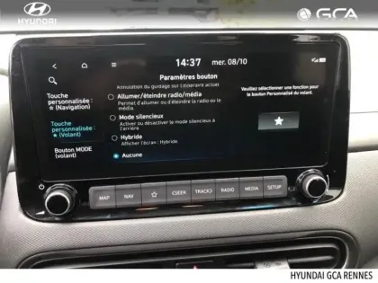 Photo 6 Hyundai Kona  1.6 GDi 141ch Hybrid Business DCT-6