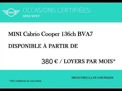 Photo 16 Mini Mini Cabrio Cooper 136ch Edition Premium Plus BVA7