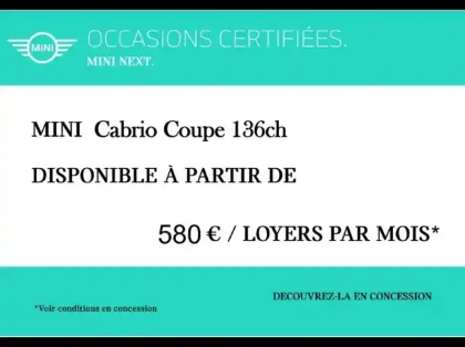 Photo 15 Mini Mini Cabrio Cooper 136ch Edition Premium Plus BVA7