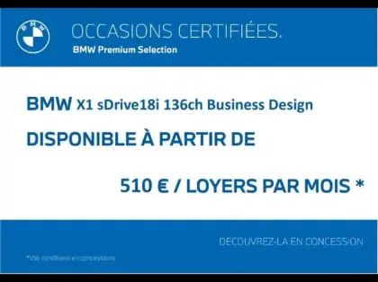 Photo 15 BMW X1  sDrive18i 136ch Business Design