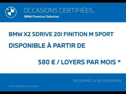 Photo 12 BMW X2  sDrive20iA 170ch M Sport DKG7