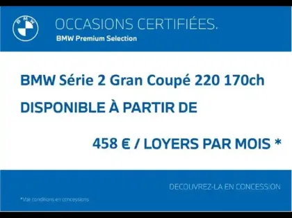 Photo 16 BMW Serie 2 Série 2 Gran Coupé 220 170ch M Sport DKG7
