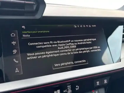 Photo 12 Audi A3  Sportback 1.5 TFSI 150ch Hybride S line S tronic 7