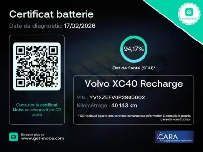Photo 8 Volvo Xc40  Recharge 231ch Start EDT