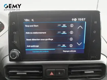 Photo 15 Peugeot Partner  FOURGON M 650 KG BLUEHDI 100 S&S BVM6