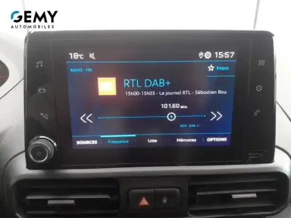 Photo 14 Peugeot Partner  FOURGON M 650 KG BLUEHDI 100 S&S BVM6