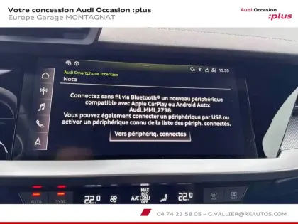 Photo 11 Audi A3  Sportback 35 TFSI 150 S tronic 7