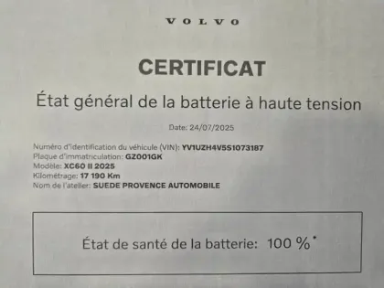 Photo 15 Volvo Xc60  T6 Hybride Rechargeable 253 + 145ch Plus Style Dark Geartronic 8 AWD