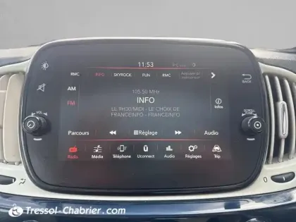 Photo 10 Fiat 500  1.2 69 ch Eco Pack Lounge