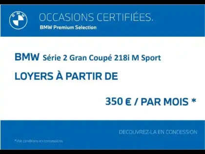 Photo 16 BMW Serie 2 Série 2 Gran Coupé 218iA 136ch M Sport DKG7