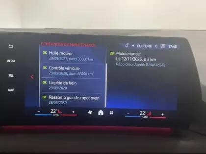 Photo 13 BMW Serie 1 Série 1 116A 122ch M Sport Design DKG7