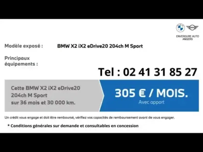 Photo 15 BMW X2  i eDrive20 204ch M Sport