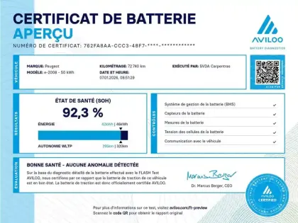 Photo 29 Peugeot 2008  Electrique 136 ch