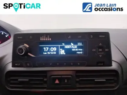 Photo 14 Peugeot Partner  FOURGON STANDARD 650 KG BLUEHDI 100 S&S BVM5