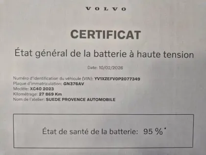 Photo 21 Volvo Xc40  Recharge 231ch Start EDT