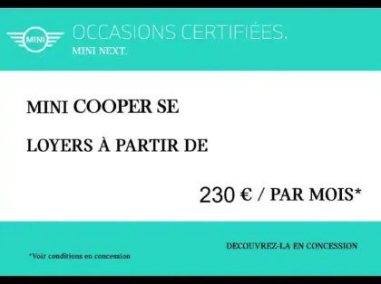 Photo 15 Mini Mini  Cooper SE 184ch Edition Premium Plus BVA 5CV