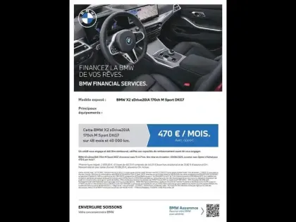 Photo 18 BMW X2  sDrive20iA 170ch M Sport DKG7