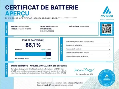 Photo 107 DS DS 7 Gén. I Ph1 Performance Line + 5