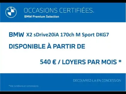 Photo 15 BMW X2  sDrive20iA 170ch M Sport DKG7