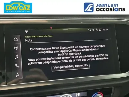 Photo 16 Audi Q3  Sportback 35 TFSI 150 ch S tronic 7