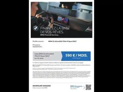 Photo 15 BMW X2  sDrive20iA 170ch M Sport DKG7