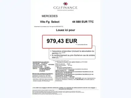 Photo 60 Mercedes Vito 119 CDI 4Matic 4x4 Mixto Long 