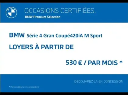 Photo 5 BMW Serie 4 Série 4 Gran Coupé 420iA 184ch M Sport