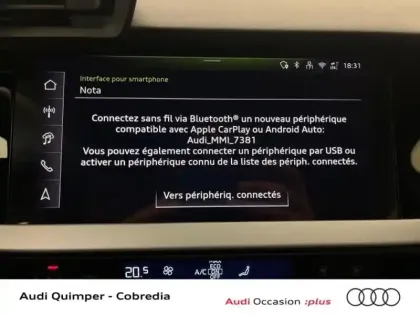 Photo 10 Audi A3  Sportback 30 TFSI 116ch Hybride S line S tronic 7