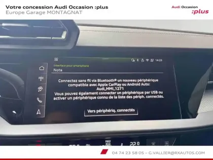 Photo 20 Audi A3  Sportback TFSI Mild Hybrid 150 S tronic 7