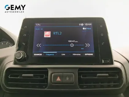 Photo 13 Peugeot Partner  FOURGON STANDARD 650 KG BLUEHDI 100 S&S BVM6