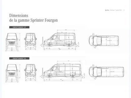 Photo 10 Mercedes Sprinter 317 CDI Fourgon 37S L2H2 12M3 