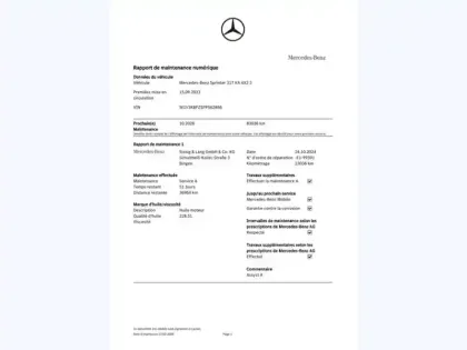 Photo 12 Mercedes Sprinter 317 CDI Fourgon 37S L2H2 12M3 