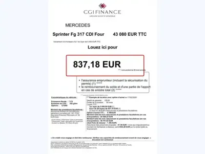 Photo 27 Mercedes Sprinter 317 CDI Fourgon 37S L2H2 12M3 