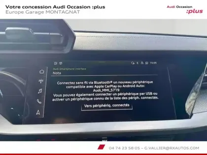 Photo 14 Audi A3  Sportback 40 TFSIe 204 S tronic 6