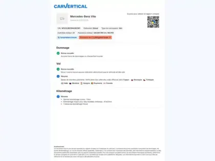 Photo 13 Mercedes Vito 116 CDI Fourgon Long L2 163CH 