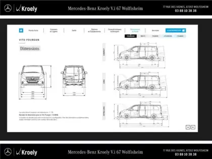 Photo 13 Mercedes Vito 116 CDI Fourgon Long L2 163ch 