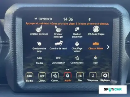 Photo 14 Jeep Wrangler  Unlimited 2.0 T 380ch 4xe Overland Command-Trac MY23