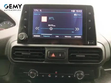 Photo 13 Peugeot Partner  FOURGON M 650 KG BLUEHDI 100 S&S BVM6