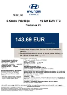 Photo 81 Suzuki S-Cross  1.4 Boosterjet Hybrid