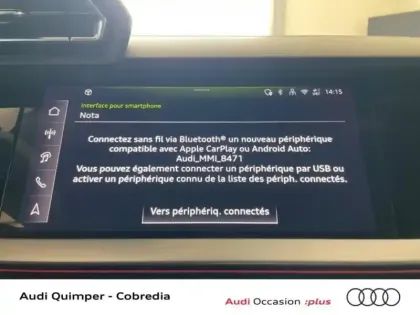 Photo 12 Audi A3  Sportback 35 TFSI 150ch Hybride S line S tronic 7