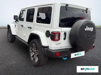 Photo 6 Jeep Wrangler  Unlimited 2.0 T 380ch 4xe Sahara Command Trac