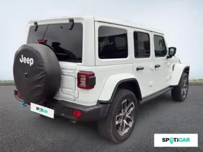 Photo 7 Jeep Wrangler  Unlimited 2.0 T 380ch 4xe Sahara Command Trac